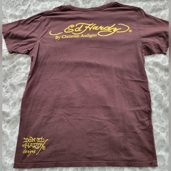 Y2K DON ED HARDY by Christian Audigier Men's Large - Picture 5 of 5